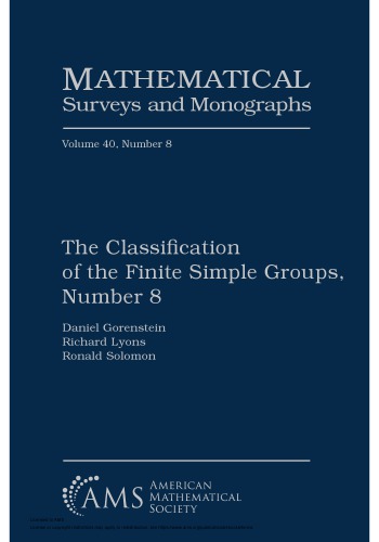 The Classification of the Finite Simple Groups, Number 8