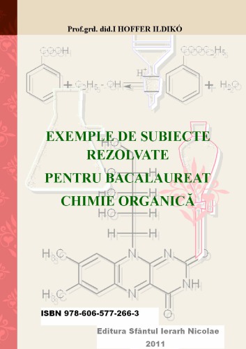 Exemple de Subiecte Rezolvate pentru bacalaureat Chimie Organica