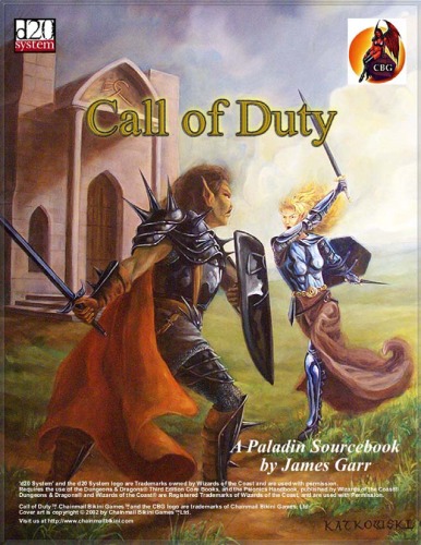 Call of Duty - A Paladin Sourcebook
