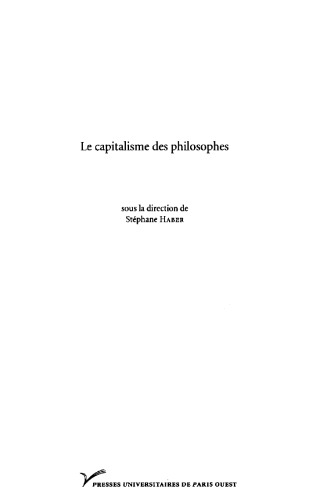Le capitalisme des philosophes.