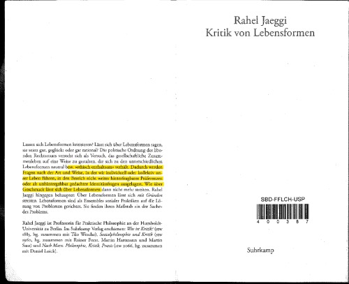 Kritik Von Lebensformen