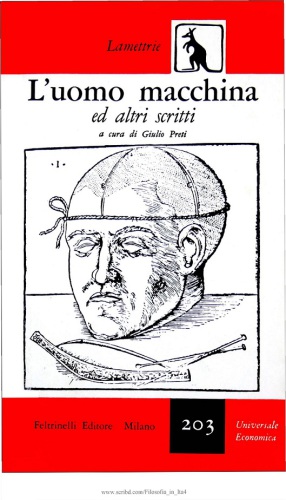 L’uomo macchina e altri scritti