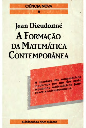 A Formação da Matemática Contemporânea