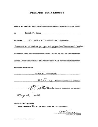 Sulfination of Aryllithium Compounds Preparation of Sodium o-, m-, and p-n-Dodecylbenzenesulfonates
