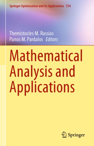 Mathematical Analysis and Applications