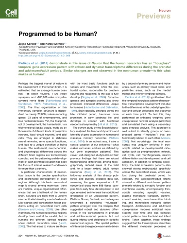 Programmed to be Human?