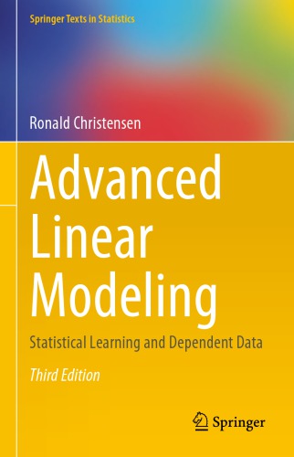 Advanced Linear Modeling: Statistical Learning And Dependent Data