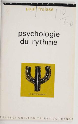 Psychologie du rythme