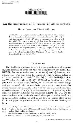 On the uniqueness of C*-actions on affine surfaces