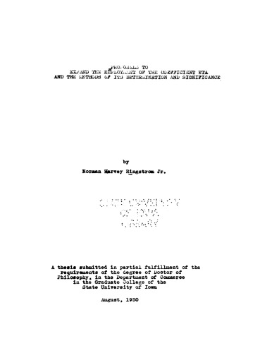 Proposals to Expand the Employment of the Coefficient Eta and the Methods of Its Determination and Significance