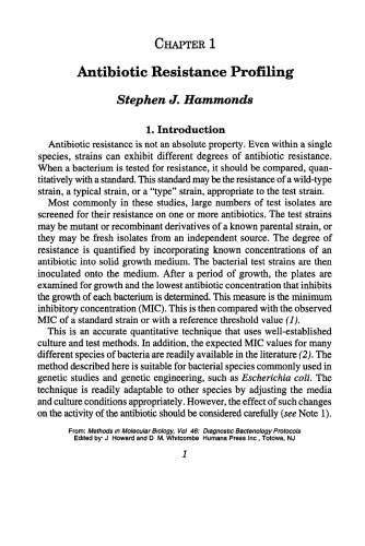 Diagnostic Bacteriology Protocols