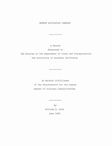 Matson Navigation Company