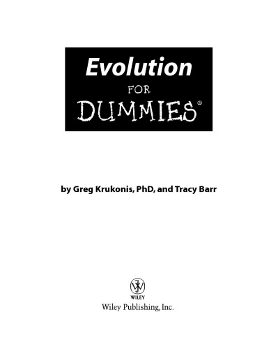 Evolution for dummies