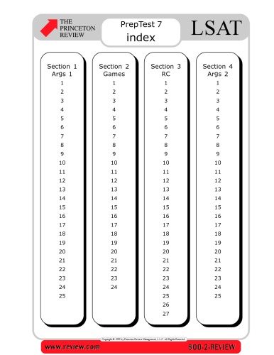 Preptest 7 Princeton Review Explanations