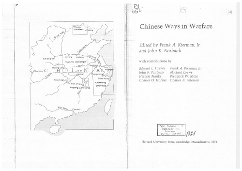 Chinese ways in warfare
