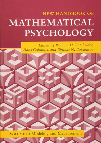 New Handbook Of Mathematical Psychology: Modeling And Measurement