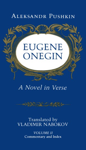 Eugene Onegin : a novel in verse