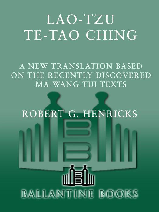 Lao-Tzu: Te-Tao Ching