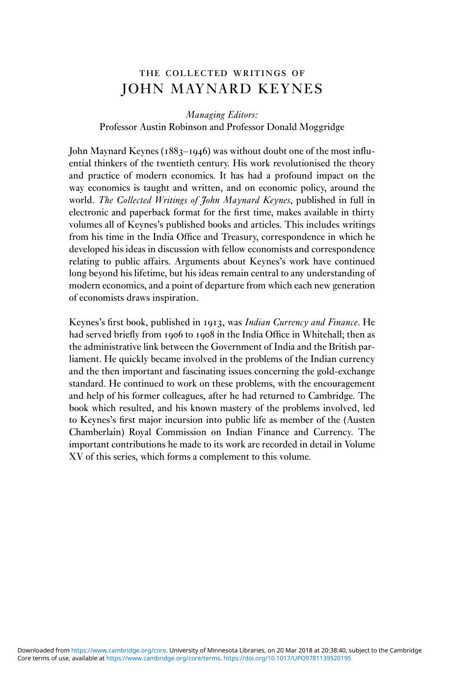 Indian Currency and Finance