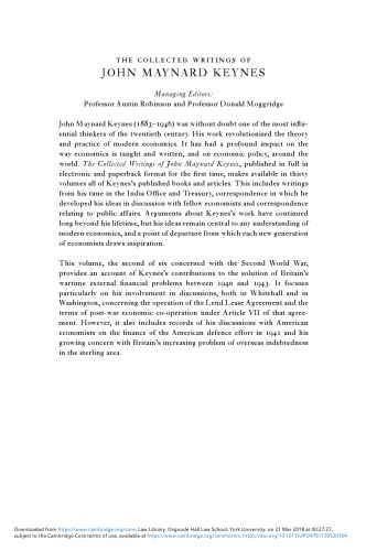 Activities 1940-1943: External War Finance