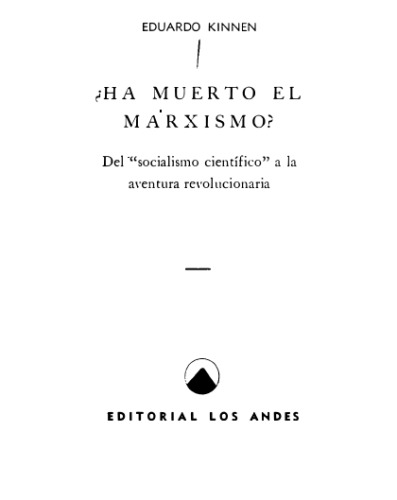 ¿Ha muerto el marxismo?