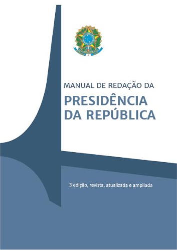 Manual de redação da Presidência da República   Presidência da República