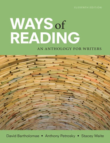 Ways of Reading: An Anthology for Writers [th&nbsp;ed.]
 3904044