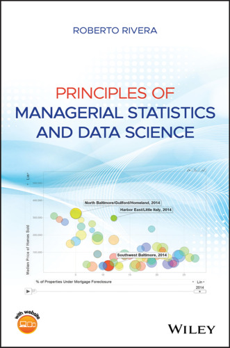 Principles Of Managerial Statistics And Data Science