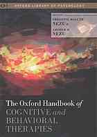 The Oxford handbook of cognitive and behavioral therapies