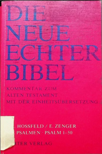 Die Psalmen I. Psalm 1-50