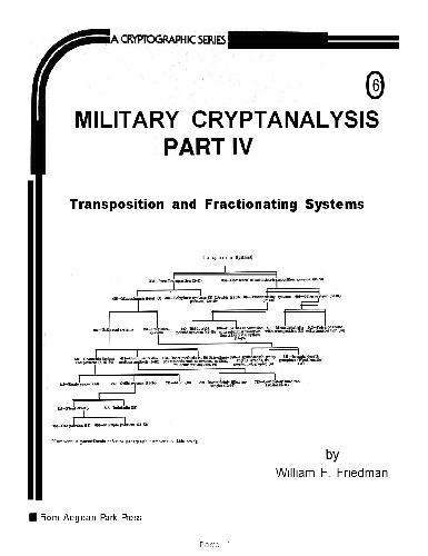 Military Cryptanalysis