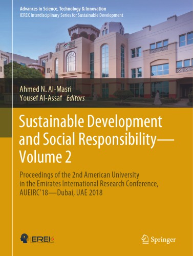 Sustainable Development and Social Responsibility — Volume 2