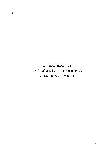 A Textbook of Inorganic Chemistry