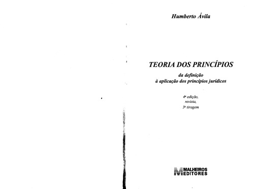 Teoria dos Principios
