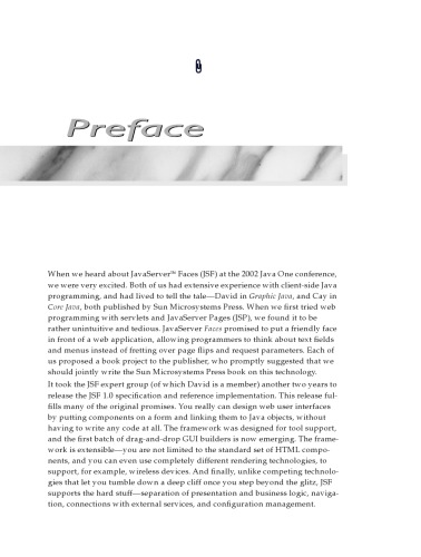 Core java server faces (JSF)