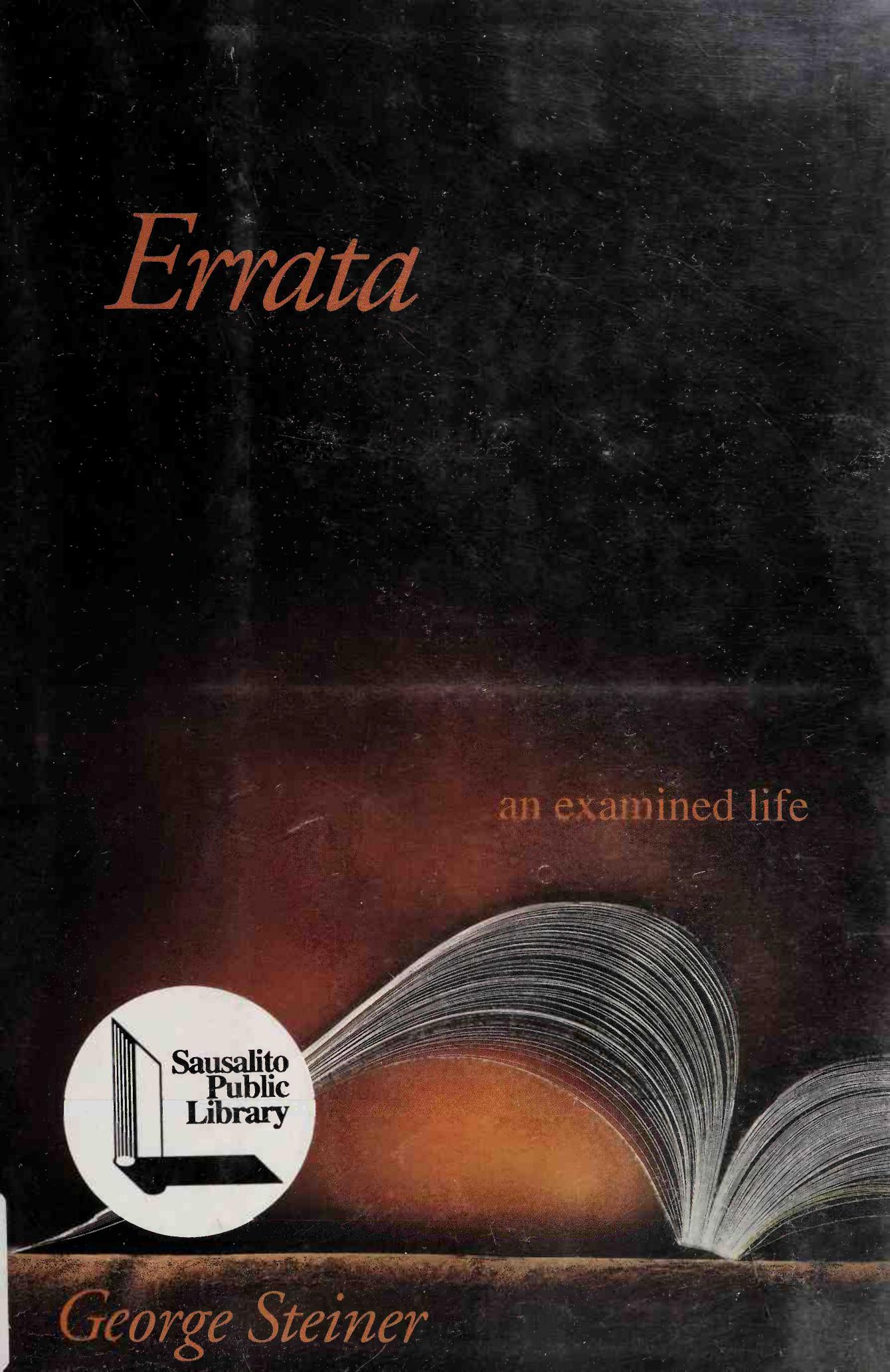 Errata: an examined life