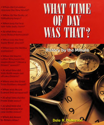 What time of day was that? : history by the minute