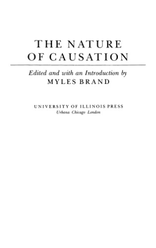 The Nature of Causation