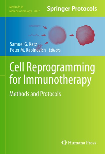 Cell Reprogramming for Immunotherapy: Methods and Protocols