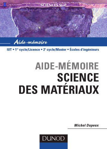 Science des materiaux - Aide Memoire