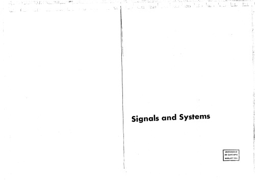 Signals and Systems
