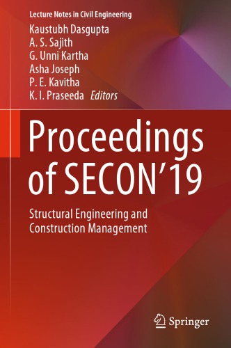 Proceedings of SECON'19: Structural Engineering and Construction Management