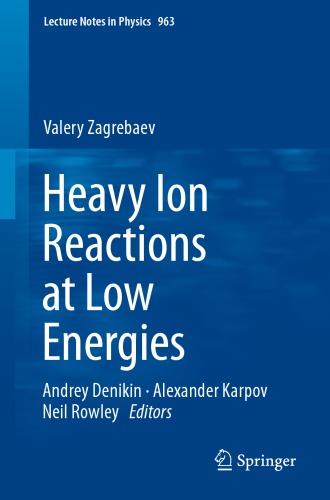Heavy Ion Reactions at Low Energies
