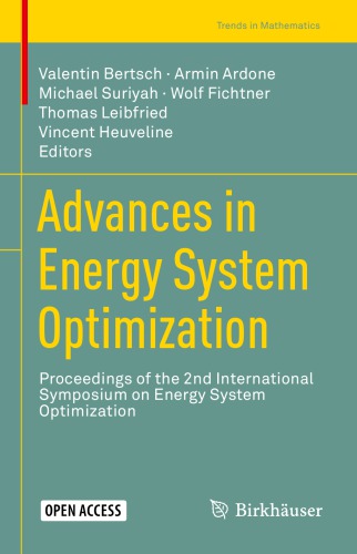 Advances in Energy System Optimization: Proceedings of the 2nd International Symposium on Energy System Optimization