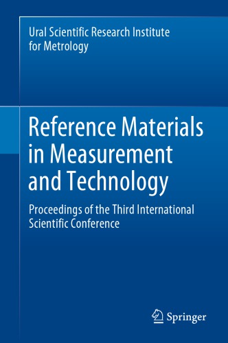 Reference Materials in Measurement and Technology: Proceedings of the Third International Scientific Conference