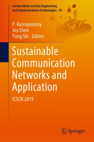 Sustainable Communication Networks and Application: ICSCN 2019