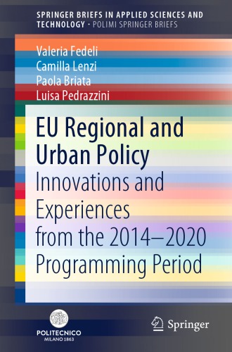 EU Regional and Urban Policy: Innovations and Experiences from the 2014–2020 Programming Period