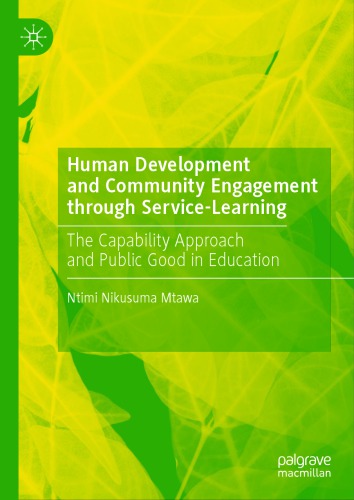 Human Development and Community Engagement through Service-Learning: The Capability Approach and Public Good in Education