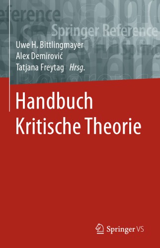 Handbuch Kritische Theorie