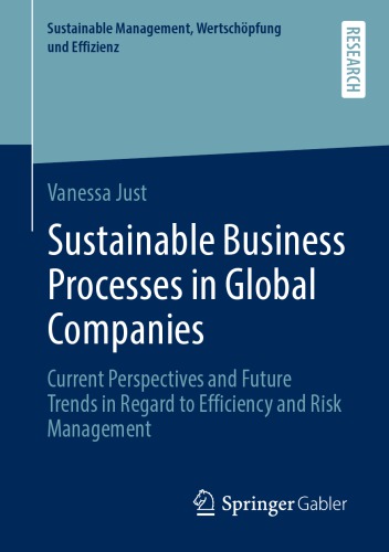 Sustainable Business Processes in Global Companies: Current Perspectives and Future Trends in Regard to Efficiency and Risk Management